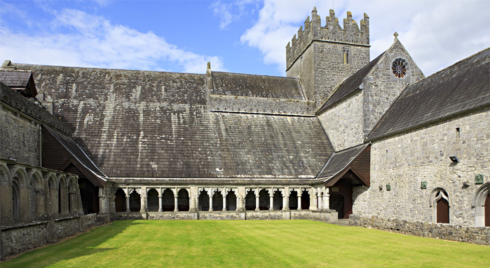 Courtyard of Holycross Abbey. County Tipperary