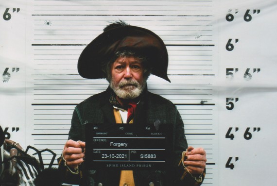 Pirate Pete, caught at last.